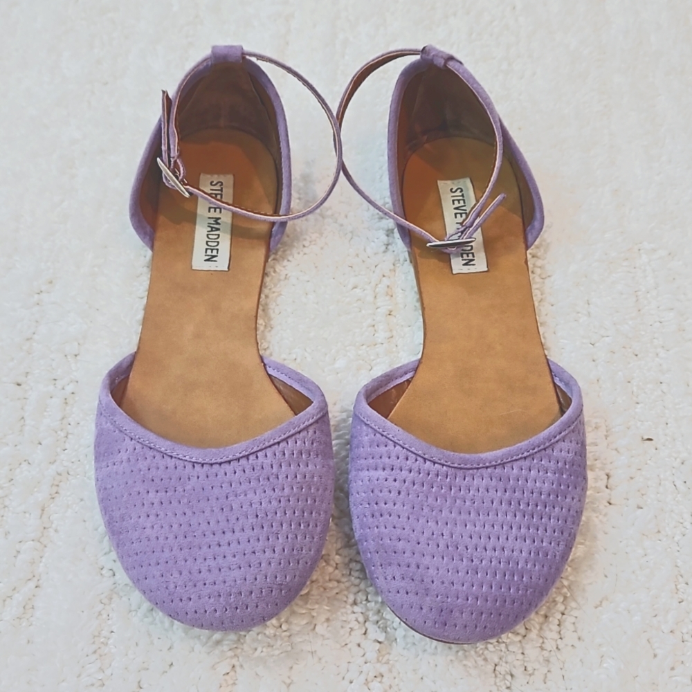 Steve Madden purple flat sandals